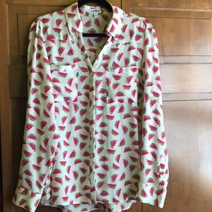 Watermelon button up shirt